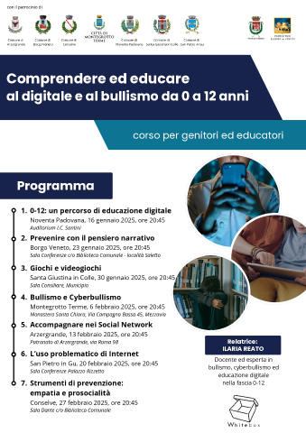 Comprendere ed educare al digitale e al bullismo da 0 a 12 anni