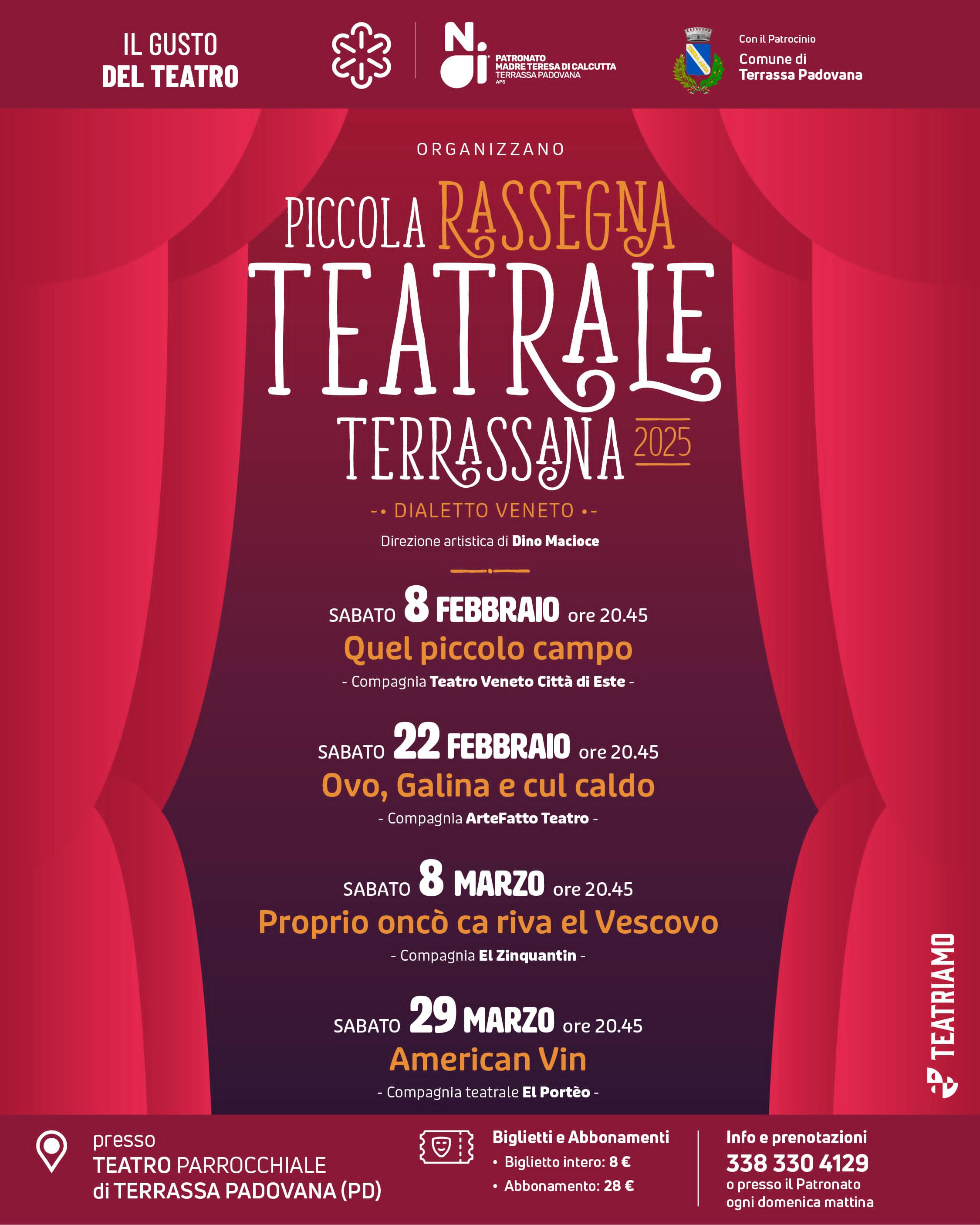 Il teatro torna a Terrassa Padovana!