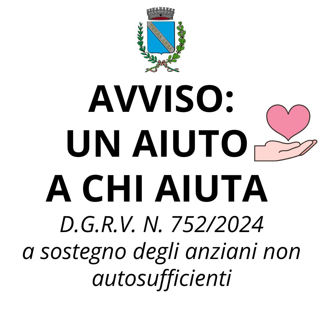 Avviso "Un aiuto a chi aiuta"